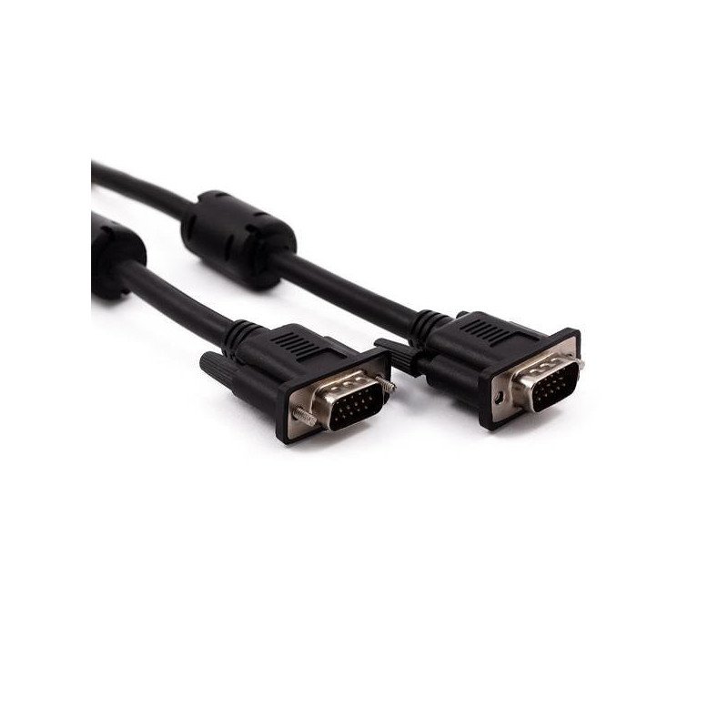 Cable monitor nilox vga 1.8m - macho - macho