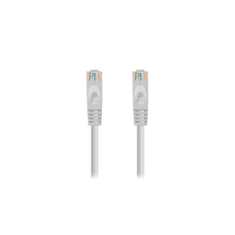 Latiguillo cable red nanocable rj45 cat.6 lszh 0.5m - awg24 - gris