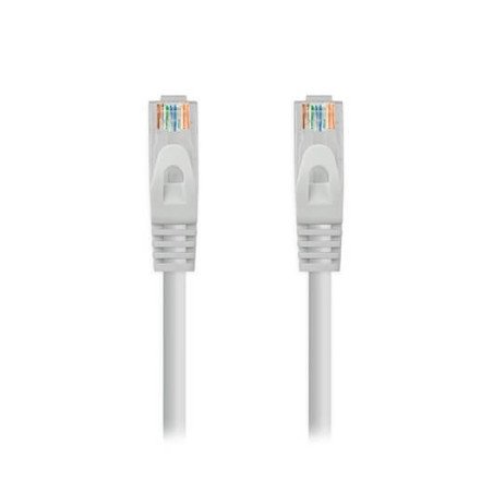 Latiguillo cable red nanocable rj45 cat.6 lszh 0.5m - awg24 - gris