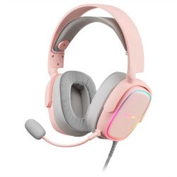 Auriculares mars gaming mhaxp pink jack 3.5mm + usb con microfono compatible con windows - ps4 - xbox one - nintendo switch - ma