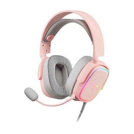 Auriculares mars gaming mhaxp pink jack 3.5mm + usb con microfono compatible con windows - ps4 - xbox one - nintendo switch - ma