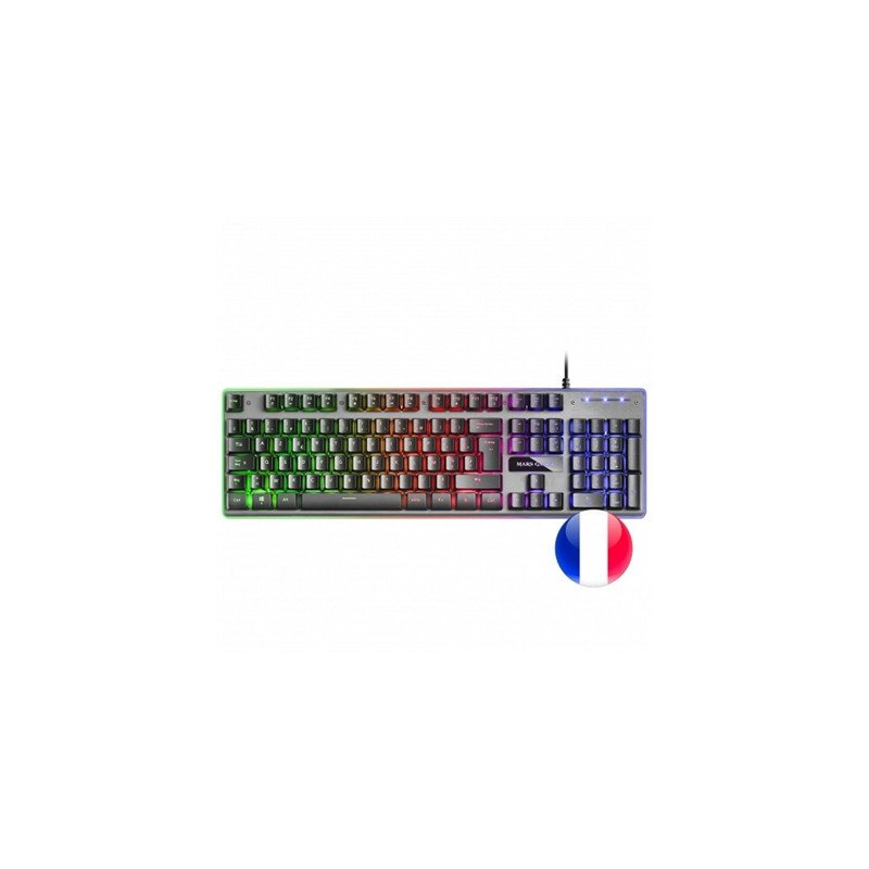 Teclado mars gaming mk220 rgb mecanico frances
