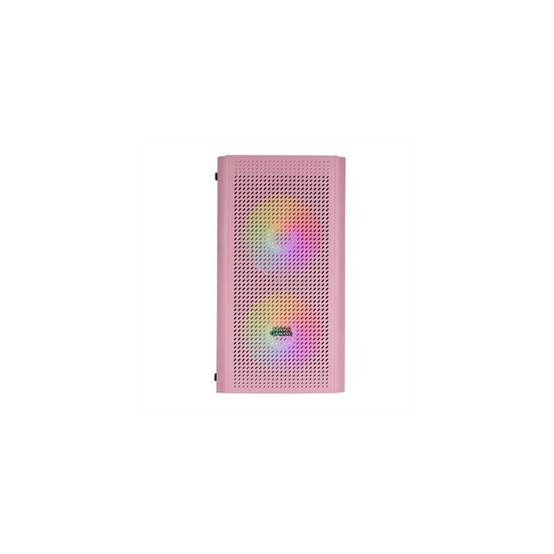 Caja ordenador mars gaming mc300 rosa micro atx 1 x usb 3.0 2 x usb 2.0 3 x 120mm frgb