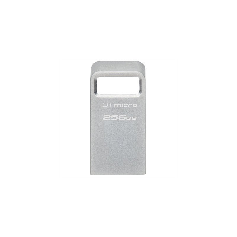 Datatraveler micro unidad flash usb 256 gb usb tipo a 3.2 gen 1 (3.1 gen 1) plata