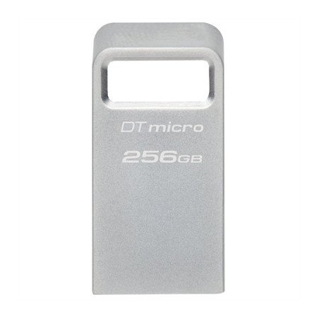 Datatraveler micro unidad flash usb 256 gb usb tipo a 3.2 gen 1 (3.1 gen 1) plata
