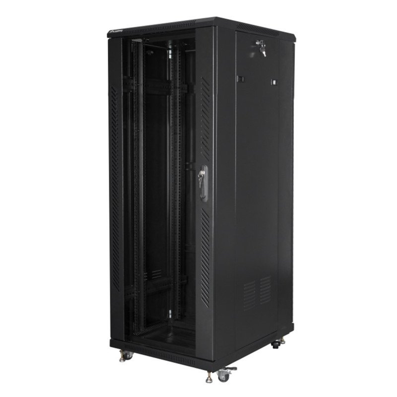 Armario lanberg rack 19 pulgadas 32u 600x800 negro