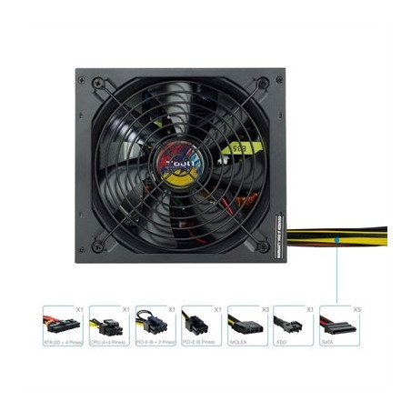 Fuente de alimentacion tooq tqapolo - 650sp atx 650w