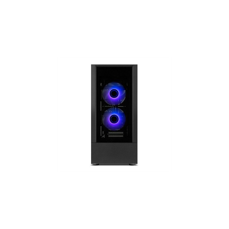 Caja ordenador gaming nox hummer nemesis atx 2 x usb 3.0 2 x usb 2.0 negra argb