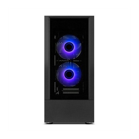 Caja ordenador gaming nox hummer nemesis atx 2 x usb 3.0 2 x usb 2.0 negra argb