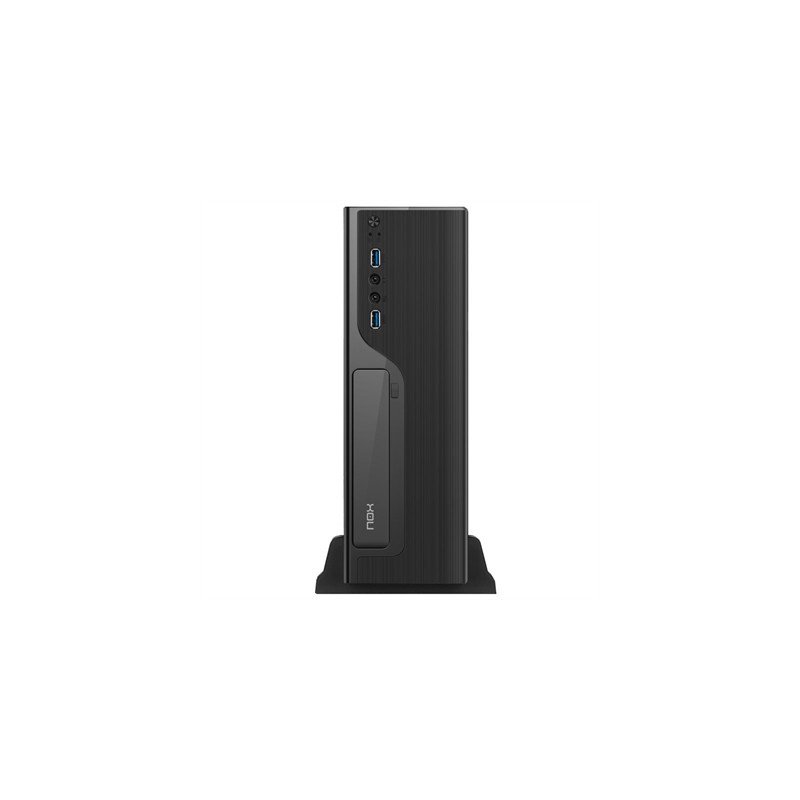 Caja ordenador nox slim lite070 micro atx 2 x usb 3.0 1 x 80mm 500w negra