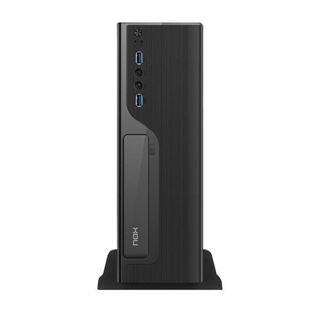 Caja ordenador nox slim lite070 micro atx 2 x usb 3.0 1 x 80mm 500w negra