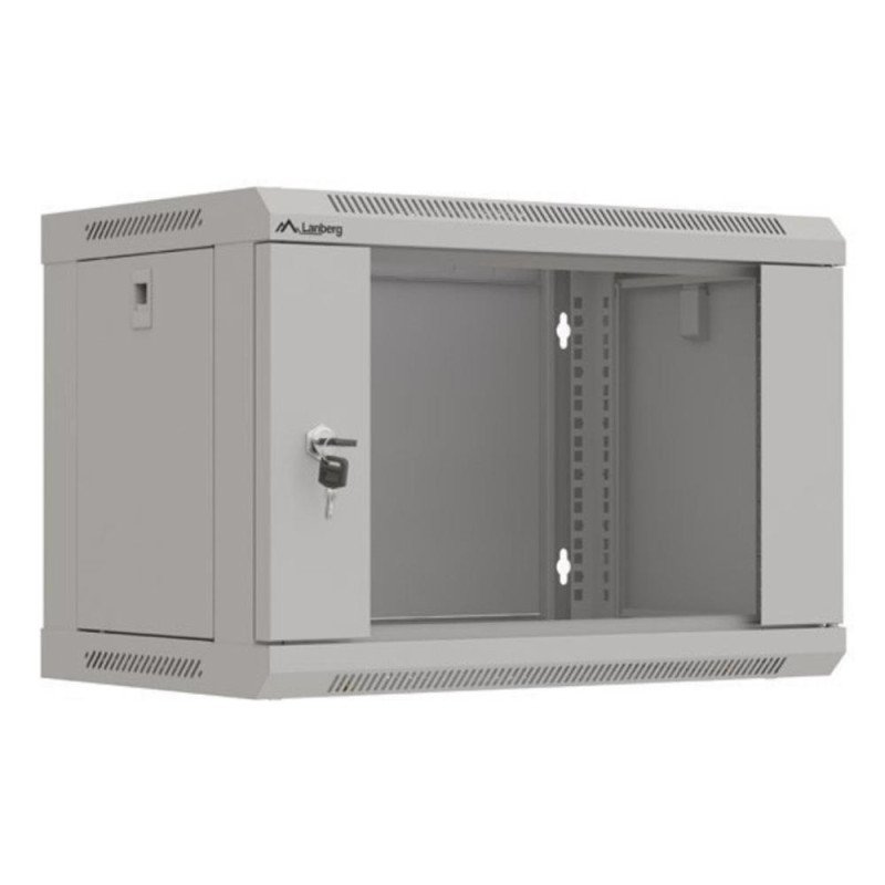 Armario lanberg 19 pulgadas 6u - 540x350 gris