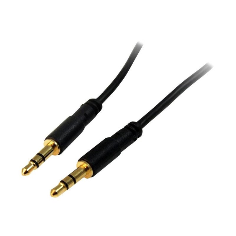 Cable jack 3.5mm startech 0.91m - macho - macho - negro