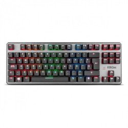Teclado gaming krom kernel tkl rgb usb mecanico