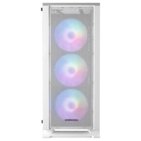 Caja ordenador mars gaming mcc blanco atx 1 x usb 3.0 2 x usb 2.0 3 x 120mm rgb