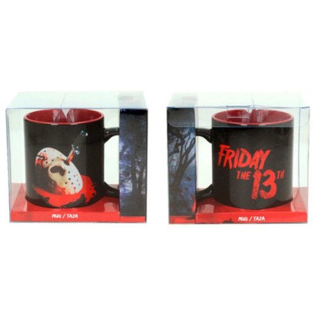 Taza sd toys viernes 13 mascara ceramica