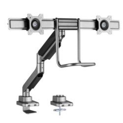 Soporte mesa equip vesa hasta 32 pulgadas 100x100 max 9kg doble pantalla