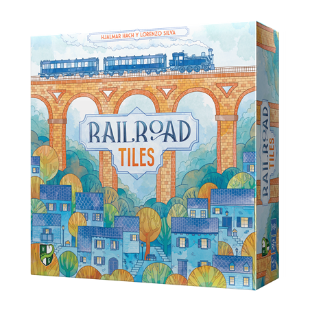 Juego de mesa railroad tiles