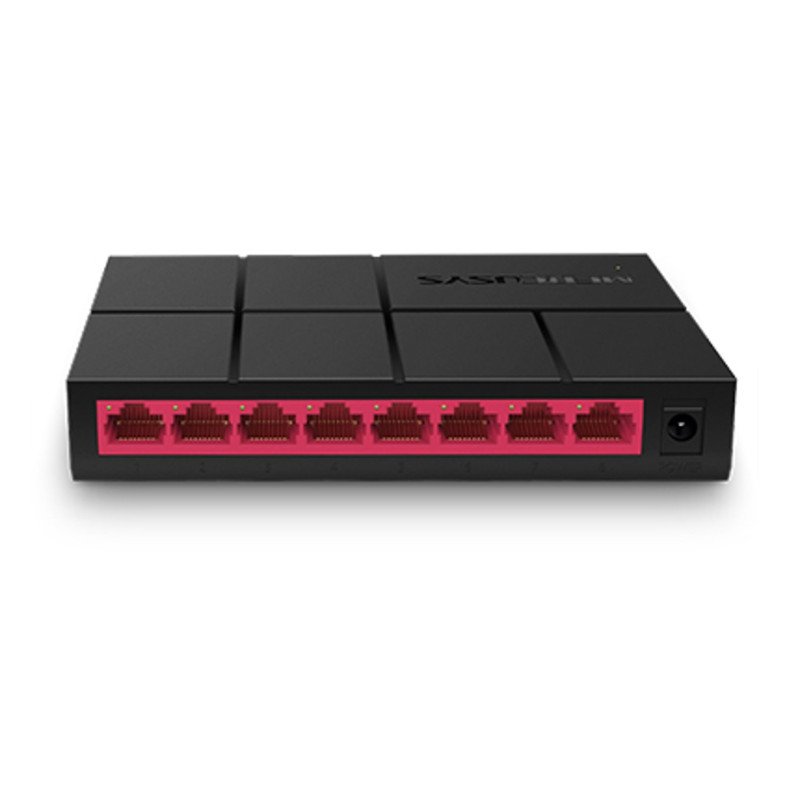 Switch mercusys ms108g 8 - puertos - 10 - 100 - 1000mbps - rj45