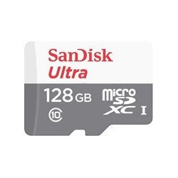Tarjeta memoria micro secure digital sd xc + adaptador sandisk - 128gb - clase 10 - sdxc - 100mb - s