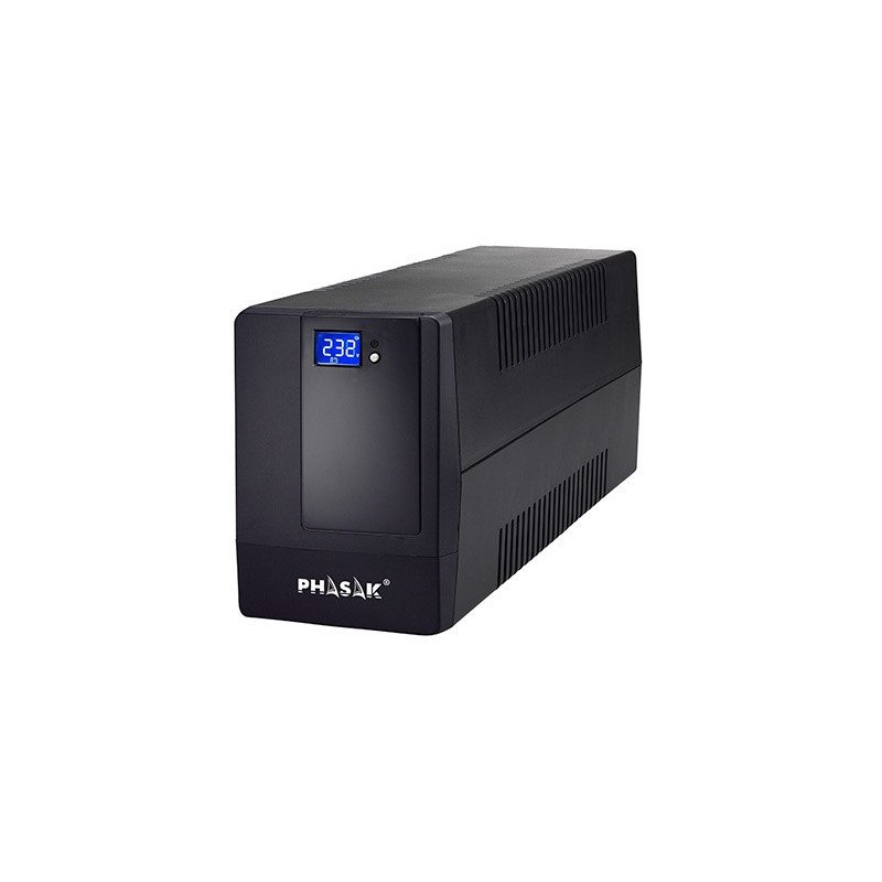 Sai ups phasak 1000va display lcd avr 4xschuko ph 9410 1kva