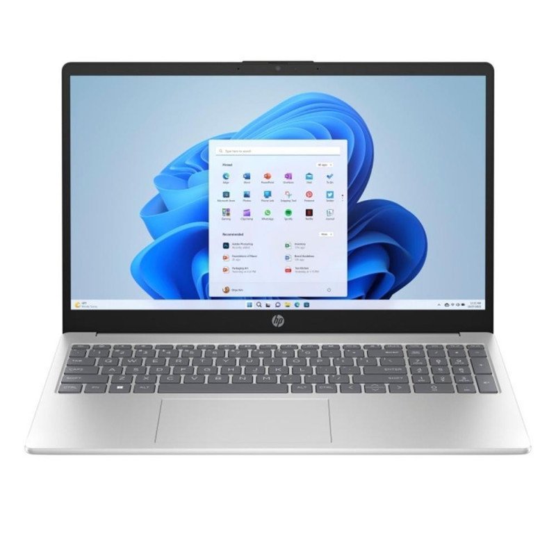 Portatil hp 15 - fd0329ns core - n100 15.6 pulgadas - 8gb - ssd 256gb - w11 - plata