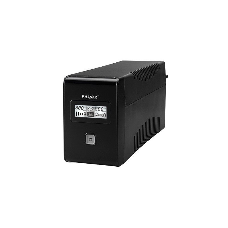 Sai ups phasak 650va interactive avr 2xschuko ph 9465 0.65kva