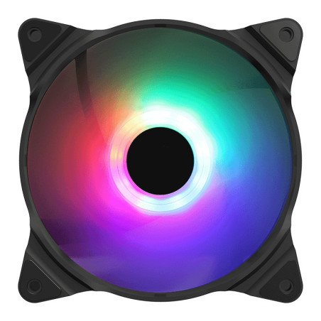Ventilador caja phoenix led argb gaming 140mm - 1200 rpm - doble orientacion