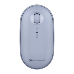 Raton inalambrico rebble bluetooth y 2.4 ghz hasta 3 dispositivos con receptor usb clic silencioso para portatil notebook pc cho