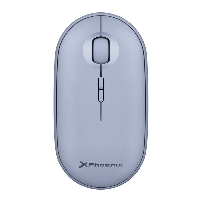Raton inalambrico rebble bluetooth y 2.4 ghz hasta 3 dispositivos con receptor usb clic silencioso para portatil notebook pc cho