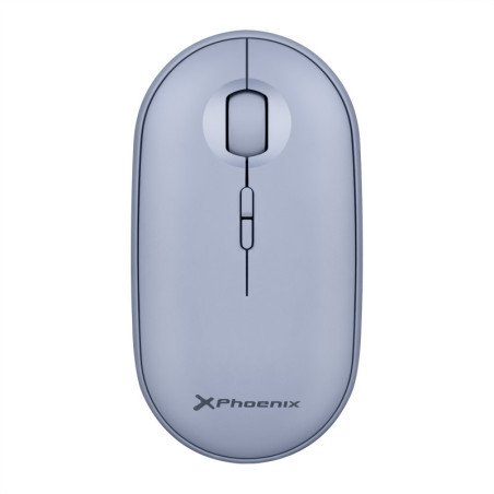 Raton inalambrico rebble bluetooth y 2.4 ghz hasta 3 dispositivos con receptor usb clic silencioso para portatil notebook pc cho