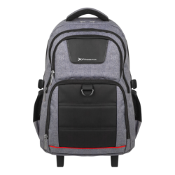 Mochila con ruedas trolley phoenix discovery g para portatil 17 pulgadas gris