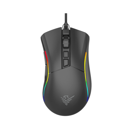 Raton gaming phoenix void 12000 dpi de alto rendimiento negro rgb usb