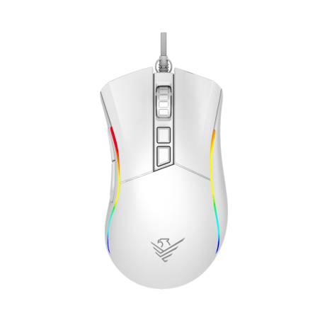 Raton phoenix gaming void 12000 dpi de alto rendimiento blanco rgb usb configurable