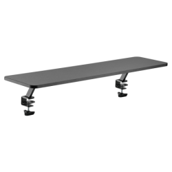 Elevador de monitor para escritorio mesa gaming phoenix riser pro 100 x 26 cm madera mdf fijacion universal ajustable