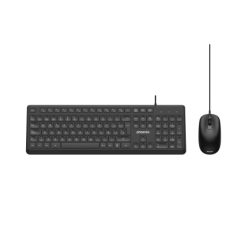 Phoenix combo teclado multimedia + raton con cable usb 1200dpi