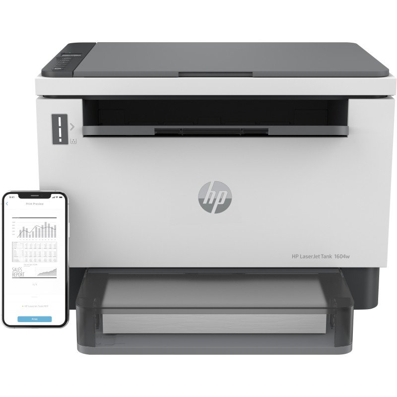 Multifuncion laser hp laserjet tank 1604w monocromo wifi