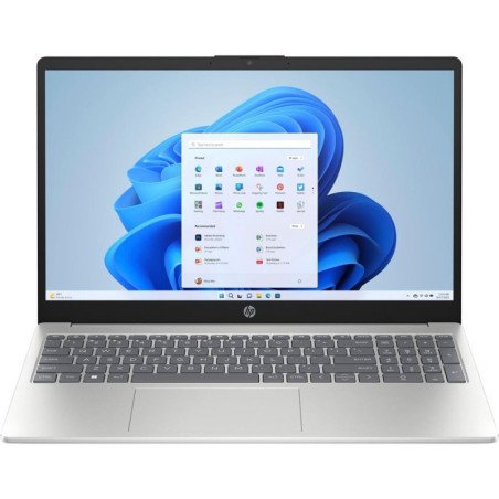 Portatil hp 15 - fc0127ns 15.6 pulgadas ryzen 7 - 7730u - 8gb - ssd 512gb - w11 - plata natural