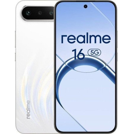 Telefono movil smartphone realme 16 5g - 8gb - 256gb - 6.57 pulgadas fhd+ - blanco