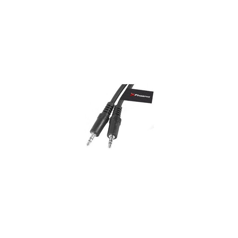 Cable de audio mini jack 3.5 mm m - m estereo de 3 m