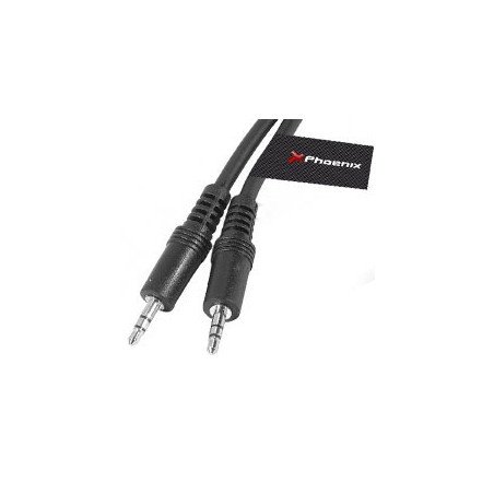 Cable de audio mini jack 3.5 mm m - m estereo de 5 m