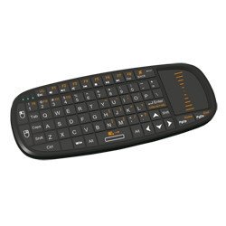Mini teclado bluetooth con touchpad y puntero laser