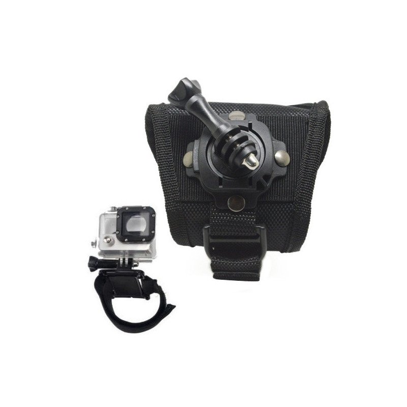 Accesorio soporte muneca ajustable con rotacion velcro de 360 phoenix para camaras sport & gopro hero 4 - 3+ - 3 - 2 - 1 de colo