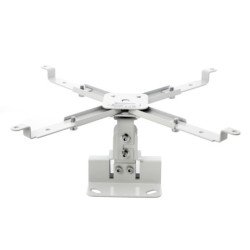 Soporte de proyector de techo y pared rota 360o inclinacion 10o blanco
