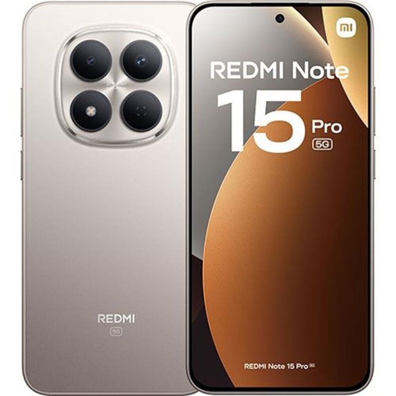 Movil xiaomi redmi note 15 pro 5g 8gb 256gb 6.83 pulgadas titanio