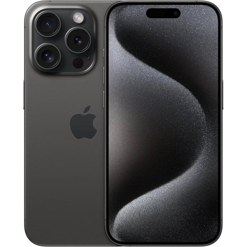 Telefono movil smartphone apple iphone 15 pro 5g - 512gb - 6.1 pulgadas negro acondicionado