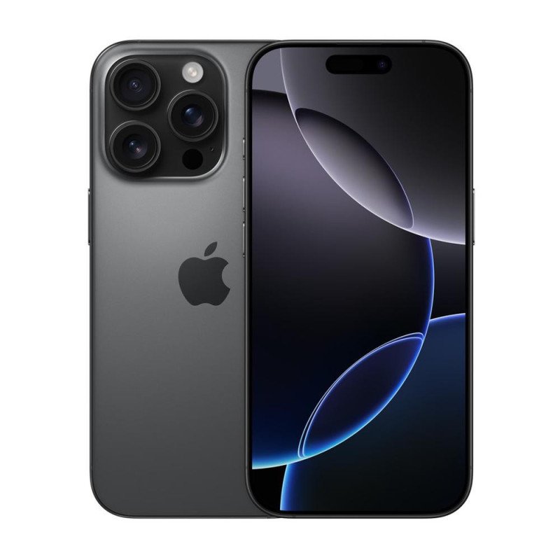 Telefono movil smartphone apple iphone 16 pro 5g - 256gb - 6.3 pulgadas negro acondicionado