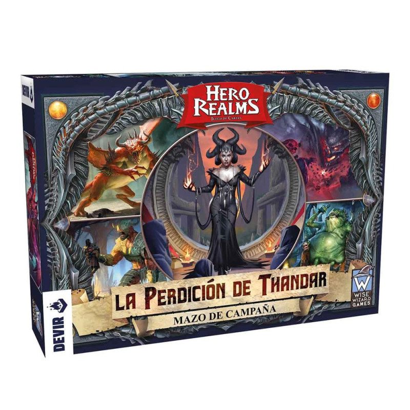 Juego de mesa hero realms: la perdicion de thandar