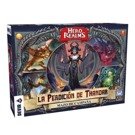 Juego de mesa hero realms: la perdicion de thandar