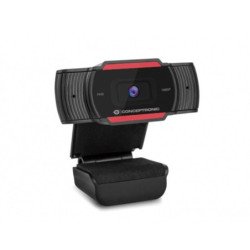 Webcam fhd conceptronic amdis04r - 1080p - usb - 30 fps - angulo vision 65o - foco fijo - microfono integrado
